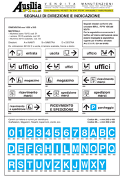 SEGNALETICA DI DIREZIONE E INDICAZIONE